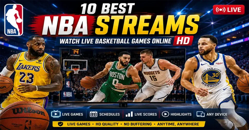 NBA Streams live basketball games online in HD quality